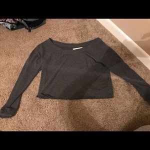 Hollister cropped sweater